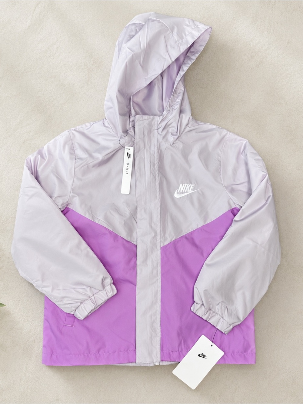 Nike Kids' 3-In-1 System NWT Purple Hooded Jacket - Size: 6 (5-6 yrs old)